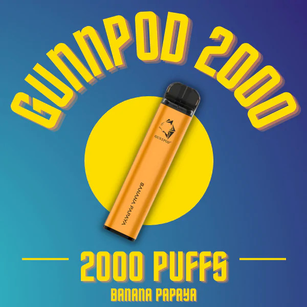 Gunnpod 2000 Puffs | Vape Shark Australia