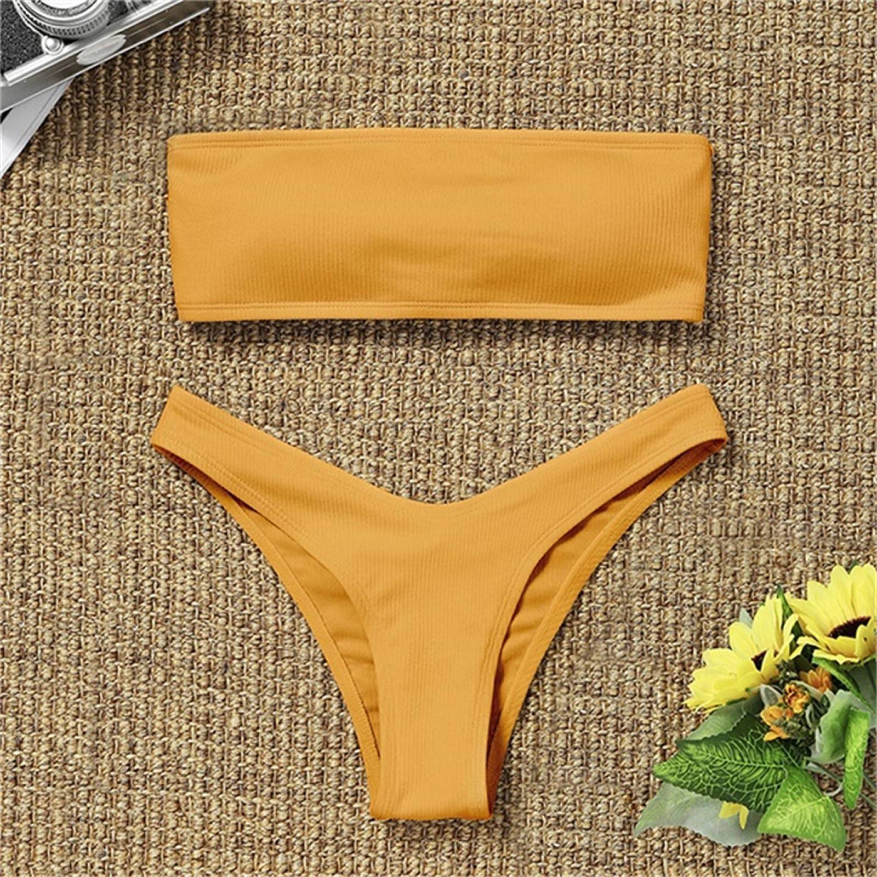 High Waist Two Piece Swimsuit Bikini for Women