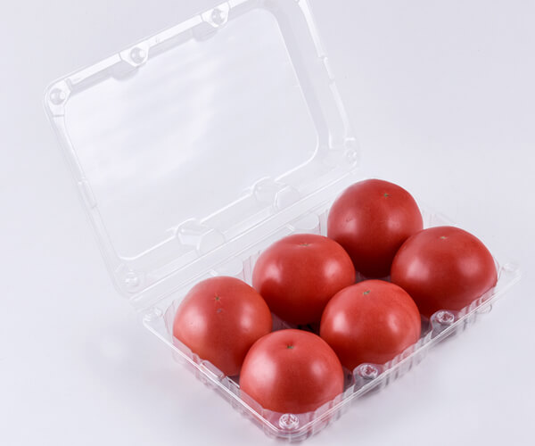 Black Round Plastic Disposable Food Vegetable Storage Containers