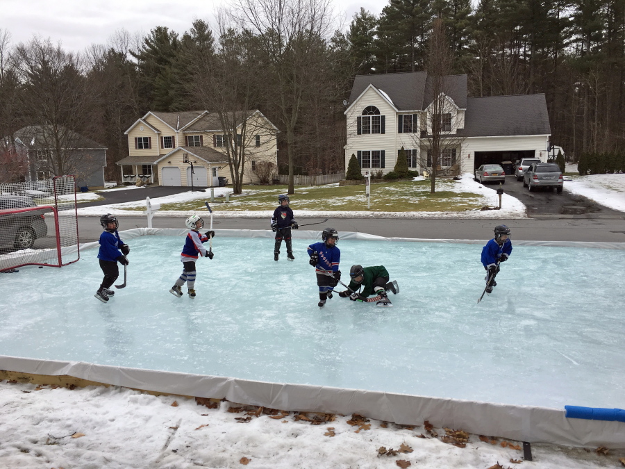 Ice rink filling