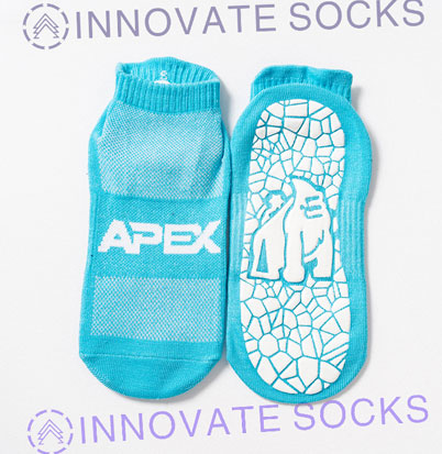 Apex Ankle Anti Skid Grip Trampoline Park Socks