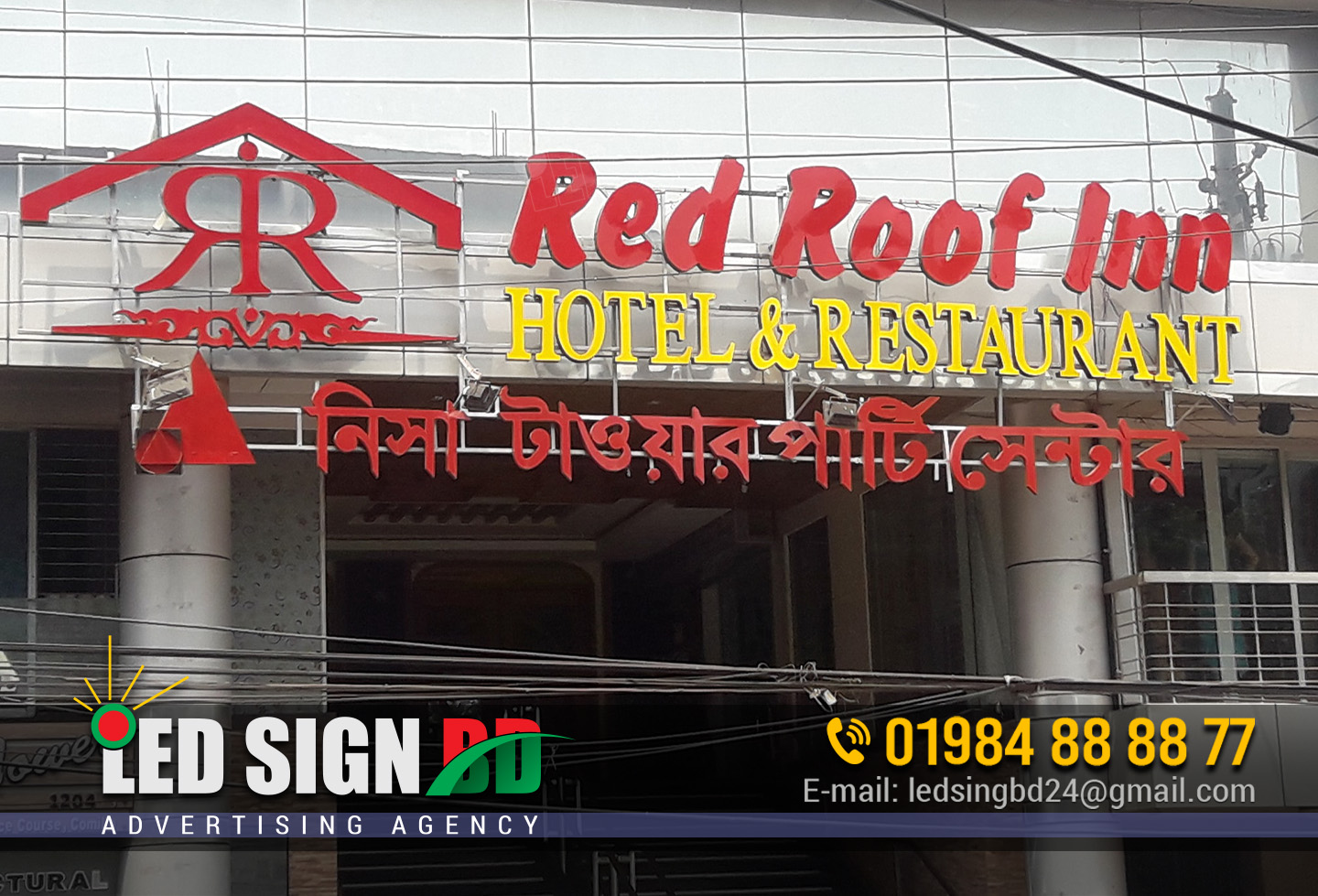 LED ADVERTISING BY ACRYLIC AND SS BACKLIGHT, FRONTLIGHT LETTER SIGNAGE