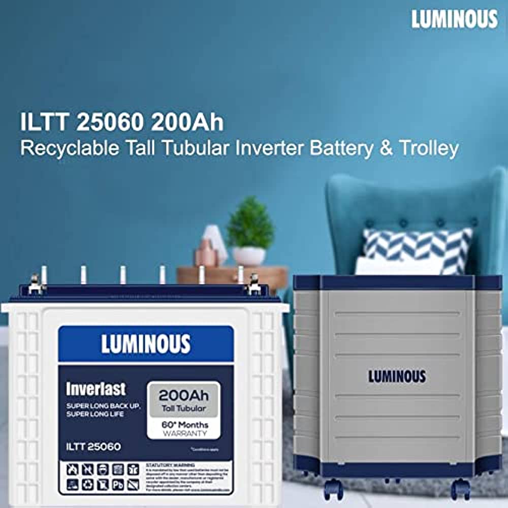 LUMINOUS Inverlast - Iltt 25060 Tall Tubular Battery