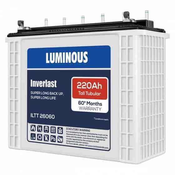 LUMINOUS Inverlast - Iltt 26060 Tall Tubular Battery