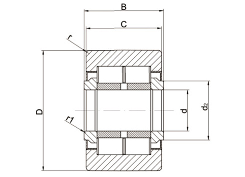 PWTR 2562 2RS Support Roller