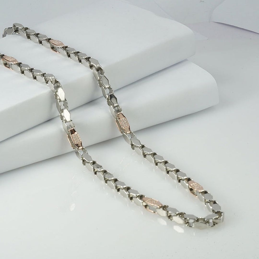 Buy pure silver chain for men online | Silverare