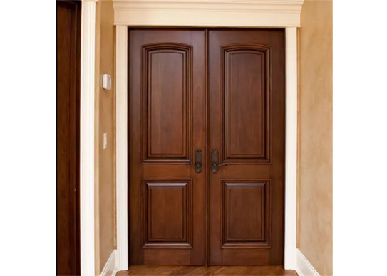 Slim High Quality China Solid Teak MDF Wood Interior Entrance Exterior