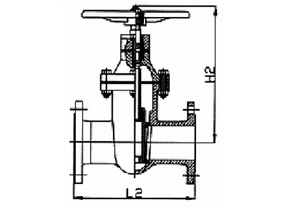 ZMIN-D51 NRS DIN3352 F5 Flanged Gate Valves