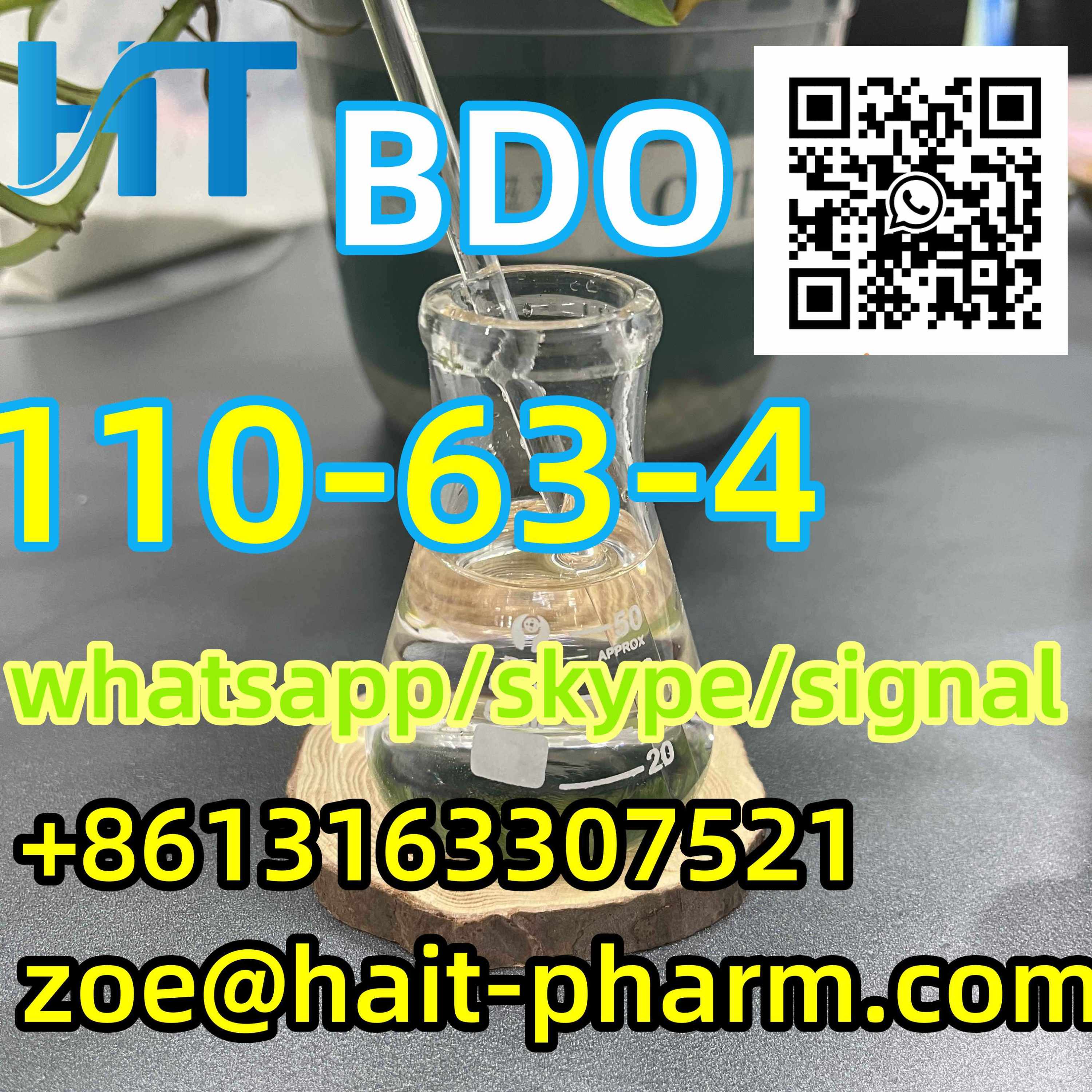 Hot sale BDO 1, 4-Butanediol Cas110-63-4 liquid in stock whatsapp+8613163307521