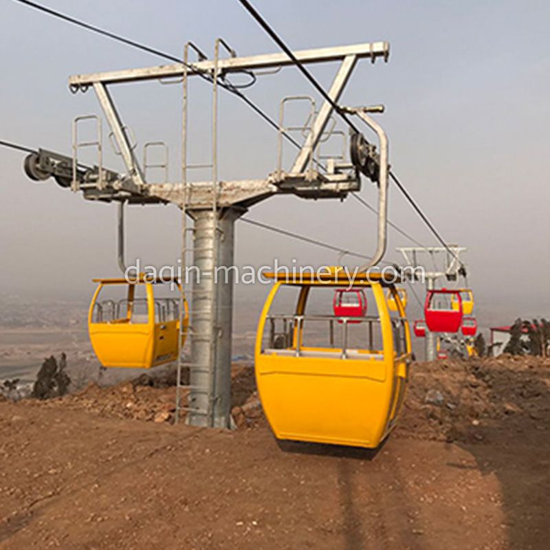 Fixed Cable-carrying Device Basket Type Ropeway