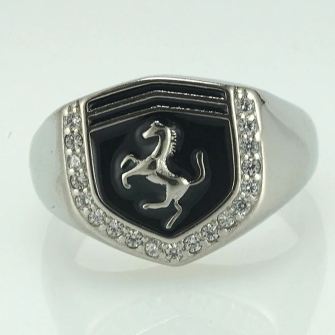 Buy men silver ring online at the best price | Silverare