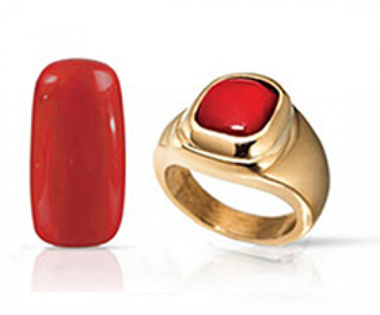 Buy Natural Italian & Japanese Red Coral (Moonga) Stone Online at Best Price