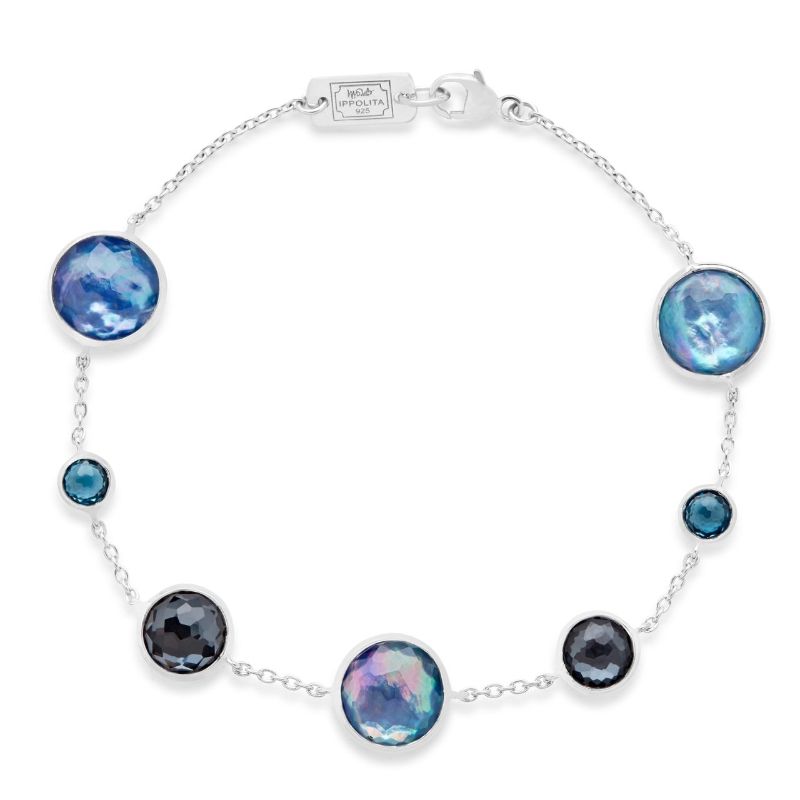 IPPOLITA Lollipop 7-Stone Link Bracelet in Sterling Silver