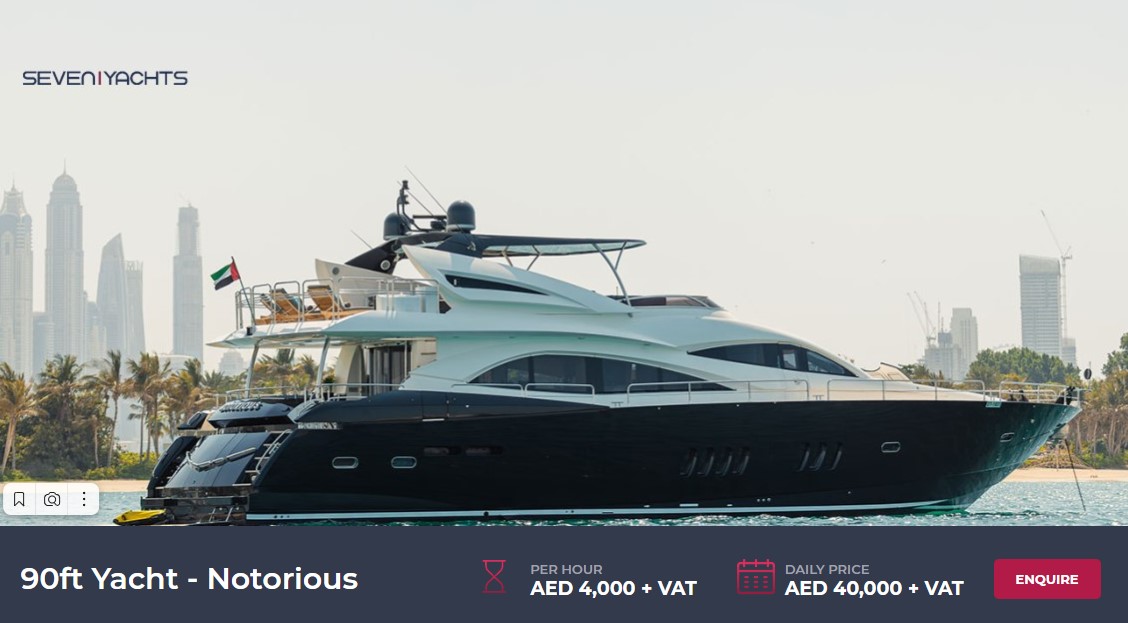 90ft Yacht - Notorious