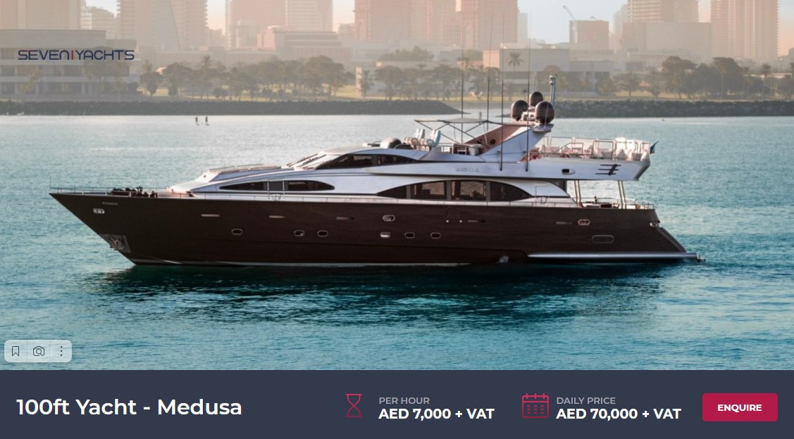 100ft Yacht - Medusa