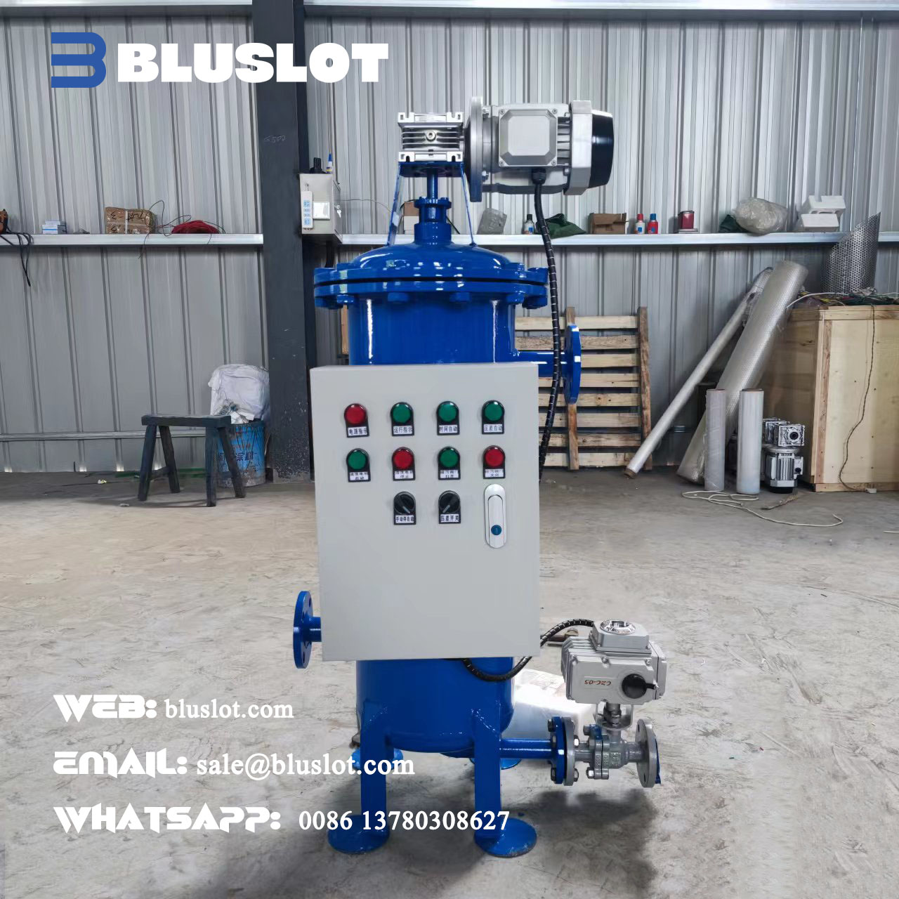 Bluslot® Self Cleaning Filter Systems for Industrial Cooling Water