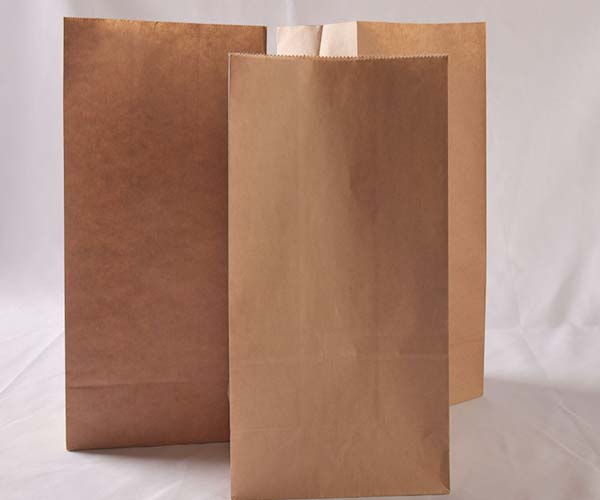 Custom Size SOS Kraft Paper Packing Bags for Bread Sandwich