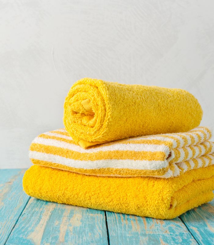 Yellow Bath Towel