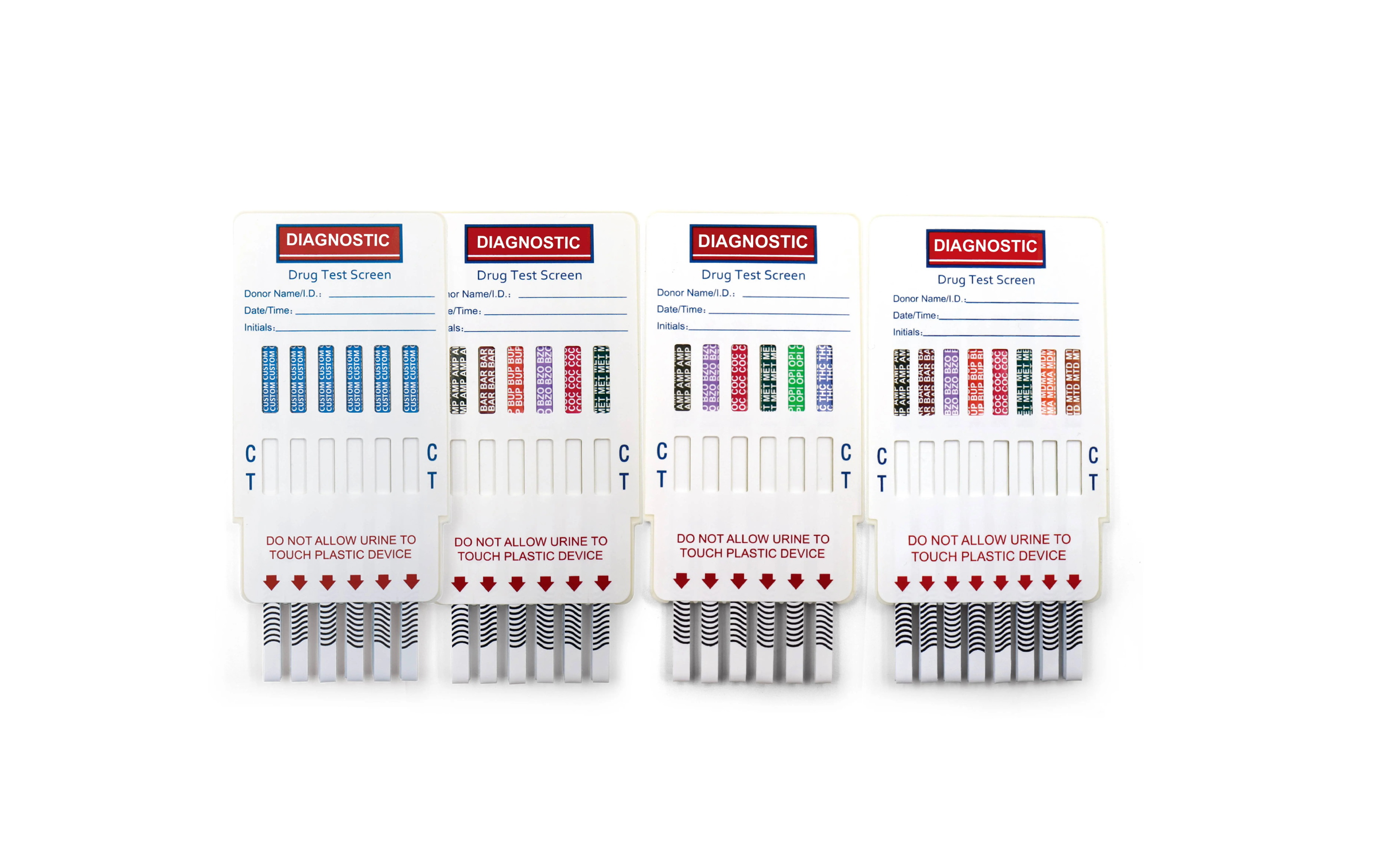 Drug of Abuse Urine Test Dip Card