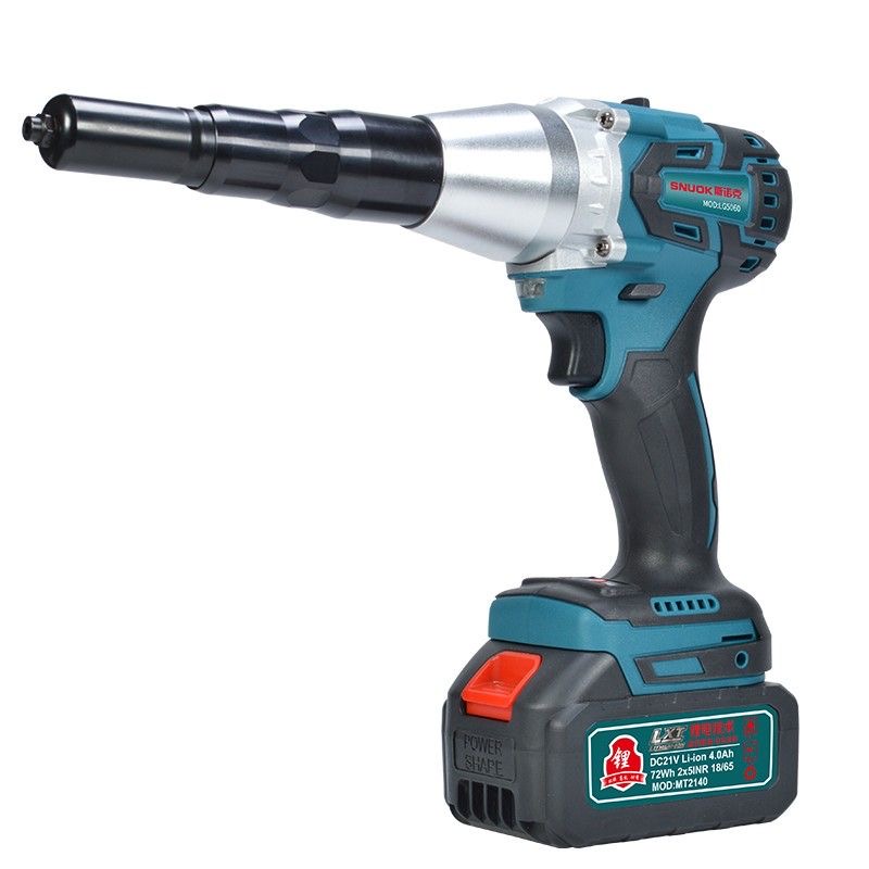 SNUOK DC21V Brushless Battery Operated Cordless Rivet Gun