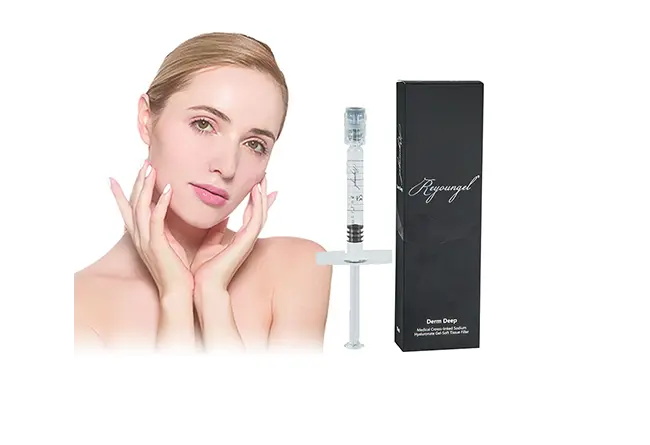 Reyoungel Derm Deep 1ml/2ml/10ml Cross-Linked Hyaluronic Acid Injectable Dermal Filler Filling Nasolabial Folds