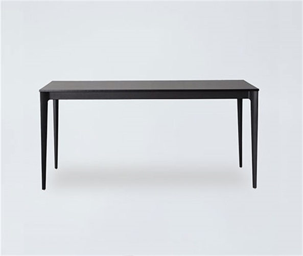 DT5 Black Rectangle Wooden Table Rubberwood