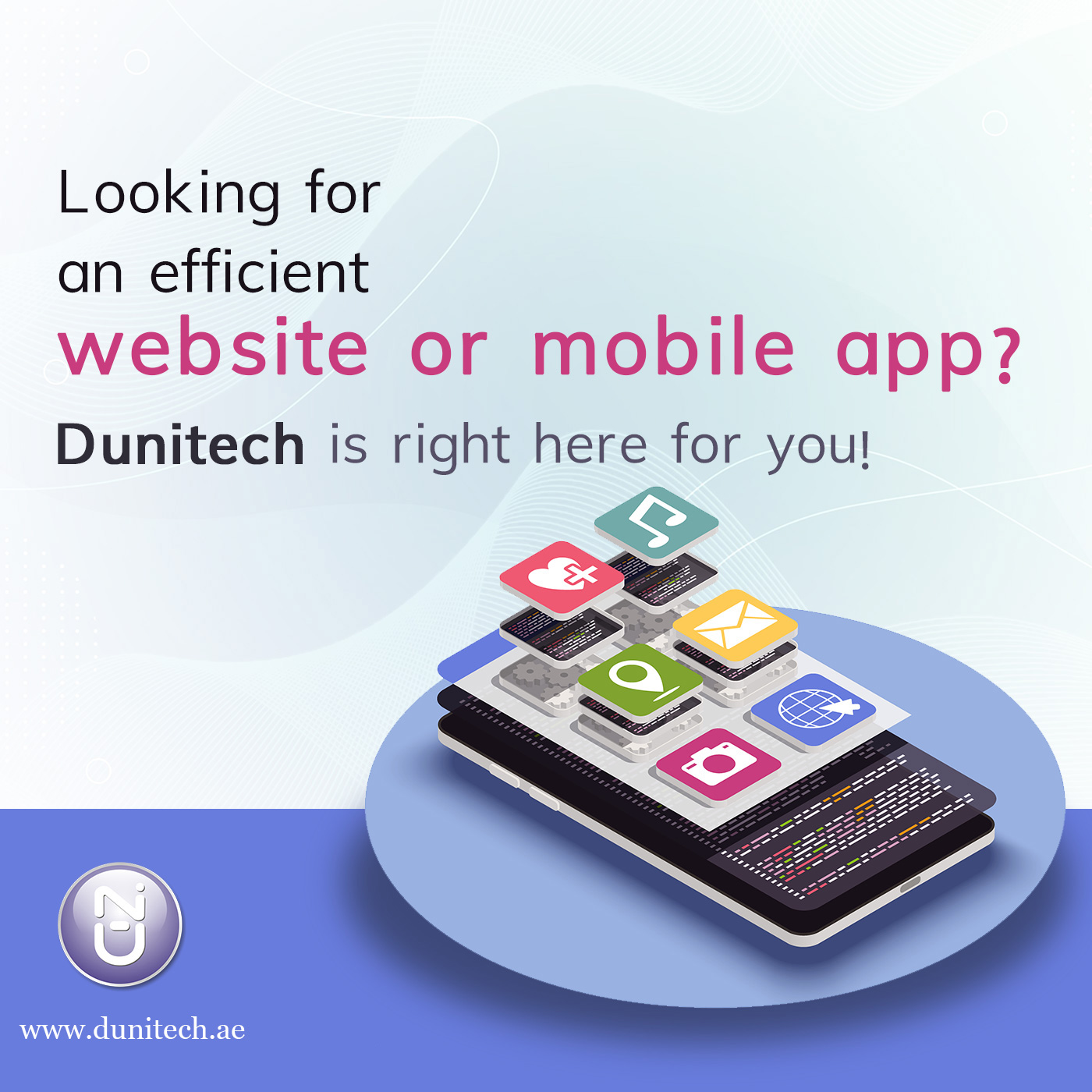 web development company in abu dhabi  by Dunitech