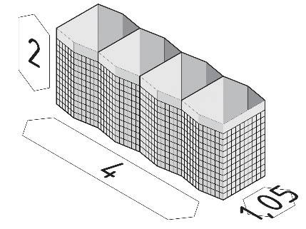 Portable Gabion Barrier