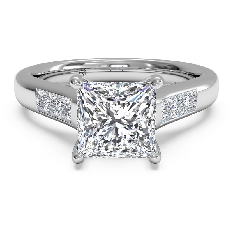 Ritani Princess Cut Semi Mounting Engagement Ring