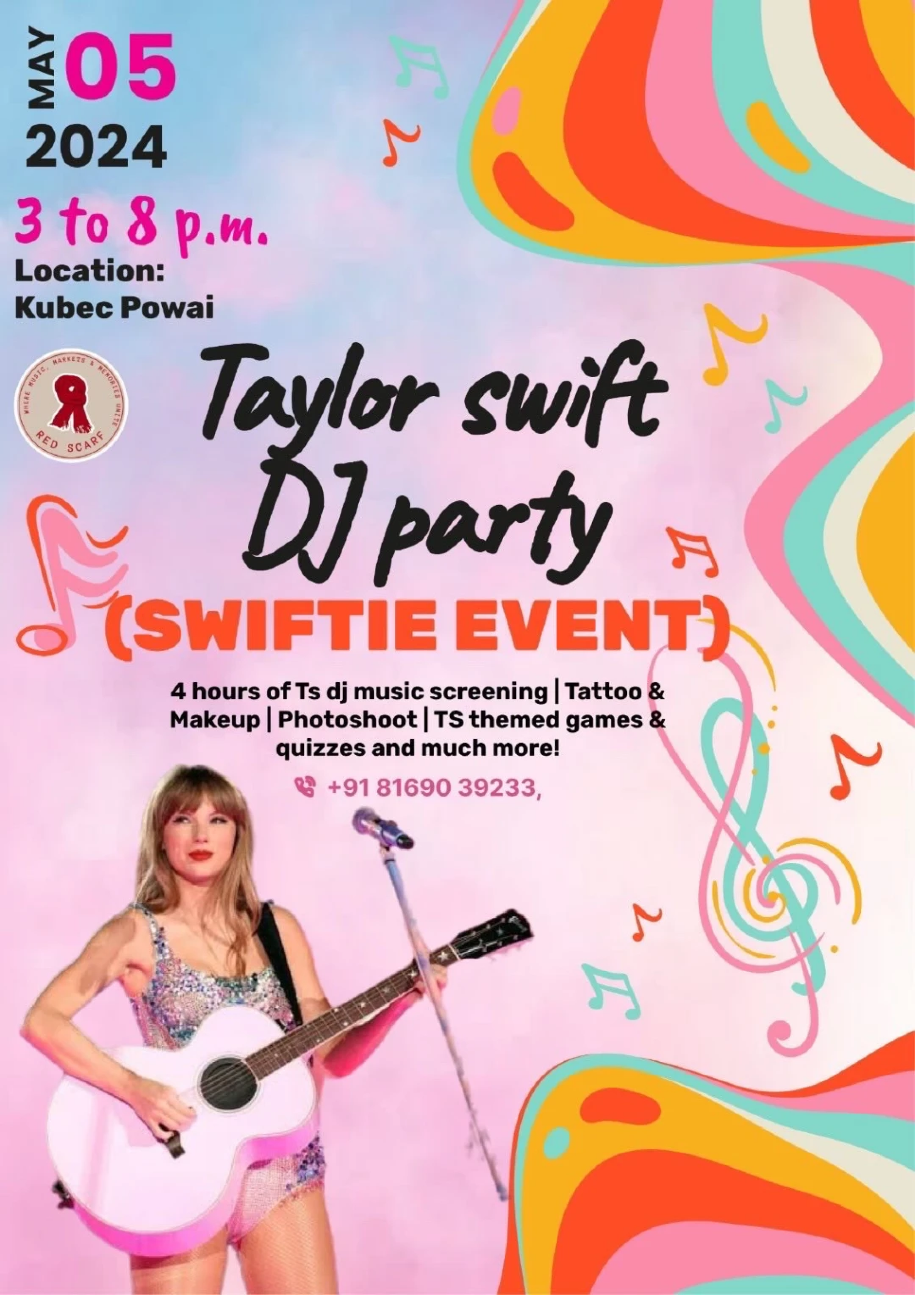 Taylor Swift DJ Party Hits Mumbai – Book Now – Tktby