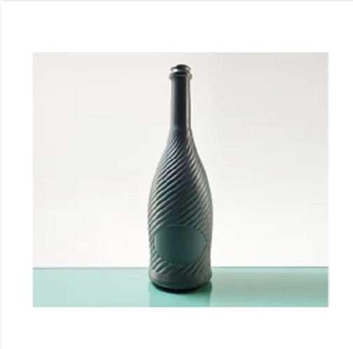 750ml Special Design Dark Color Sparking Wine Bottle