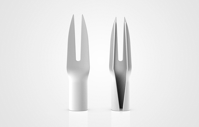 PLA Two Tooth Forks