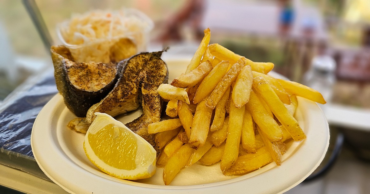 Fried trout.