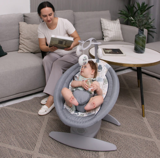 3 in 1 Electric & Bluetooth Connected Baby Rocker TY666A