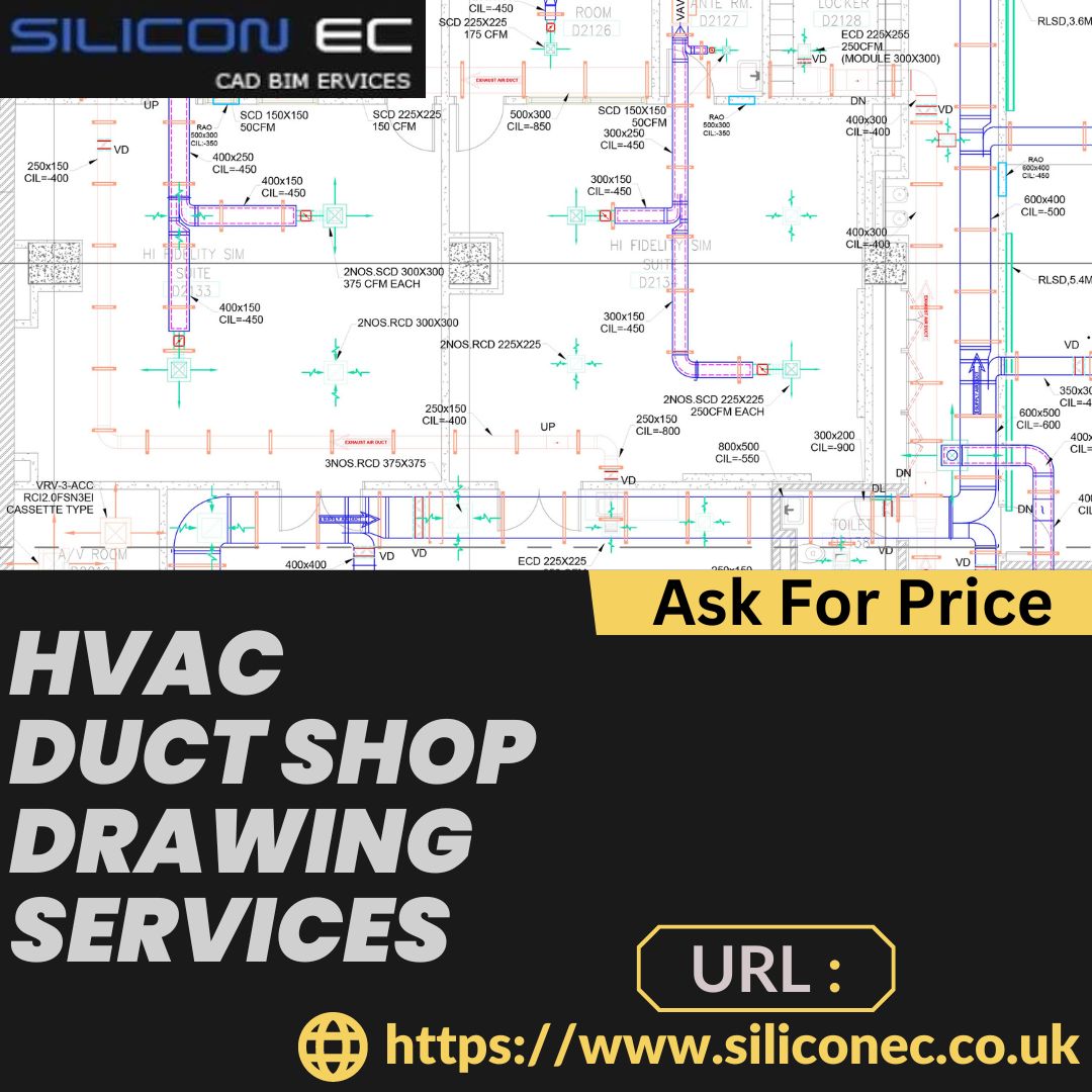 HVAC Duct Shop Drawing and Drafting Services