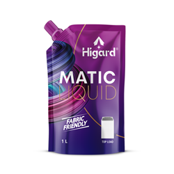 Matic Liquid Detergent Top Load 1l Pouch - Higard