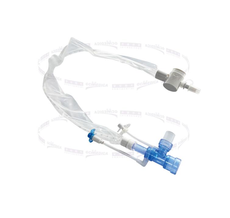 72H K-type Double Swivel Closed Suction Catheter