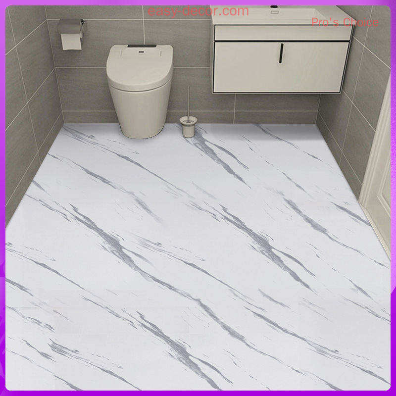 Bathroom wallpaper & floor sticker 9m