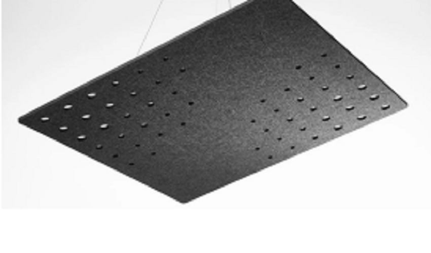 1200x1200x24mm Charcoal Square Pet Acoustic Ceiling Baffle