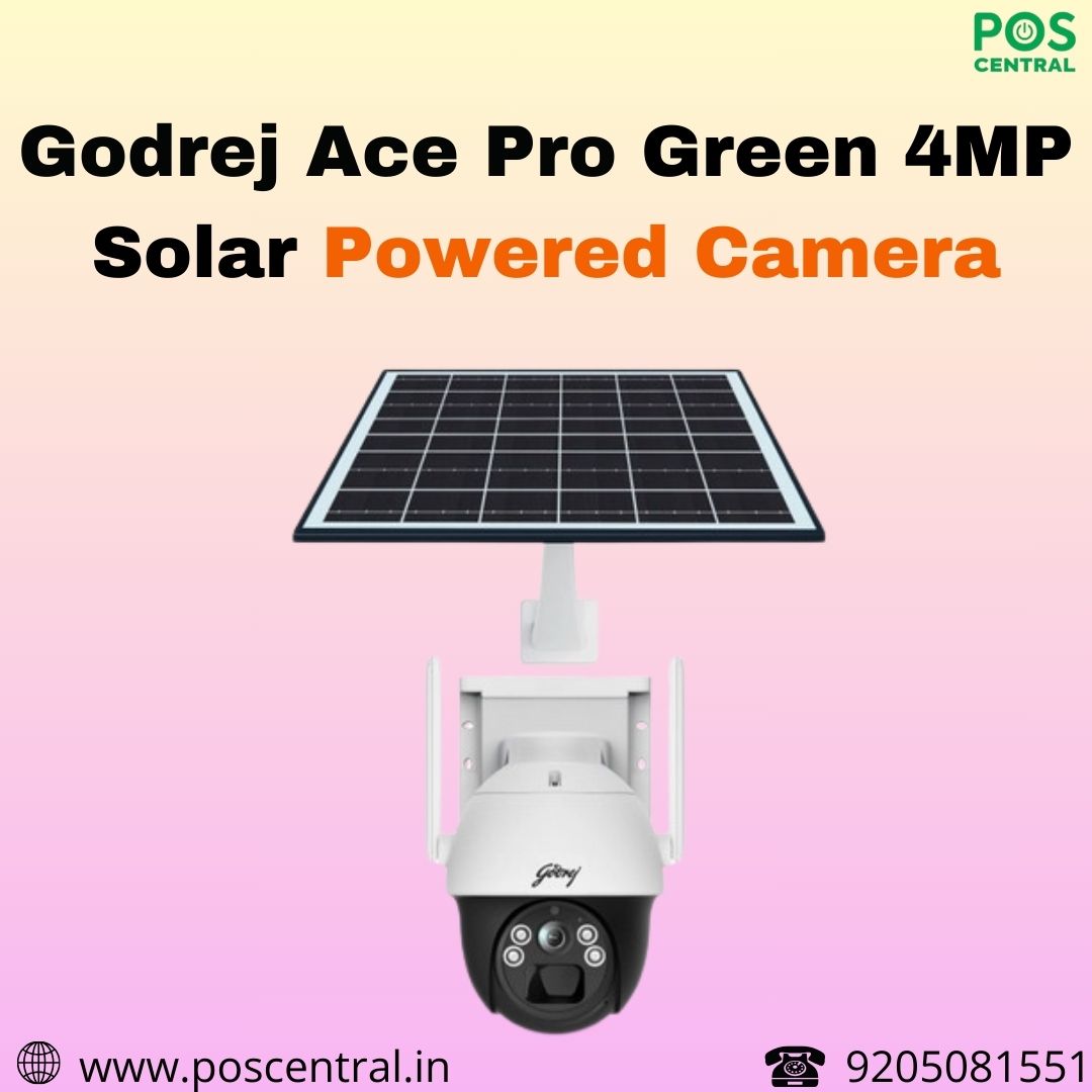 Efficient Godrej Ace Pro Green 4MP Solar Camera - Power and Performance