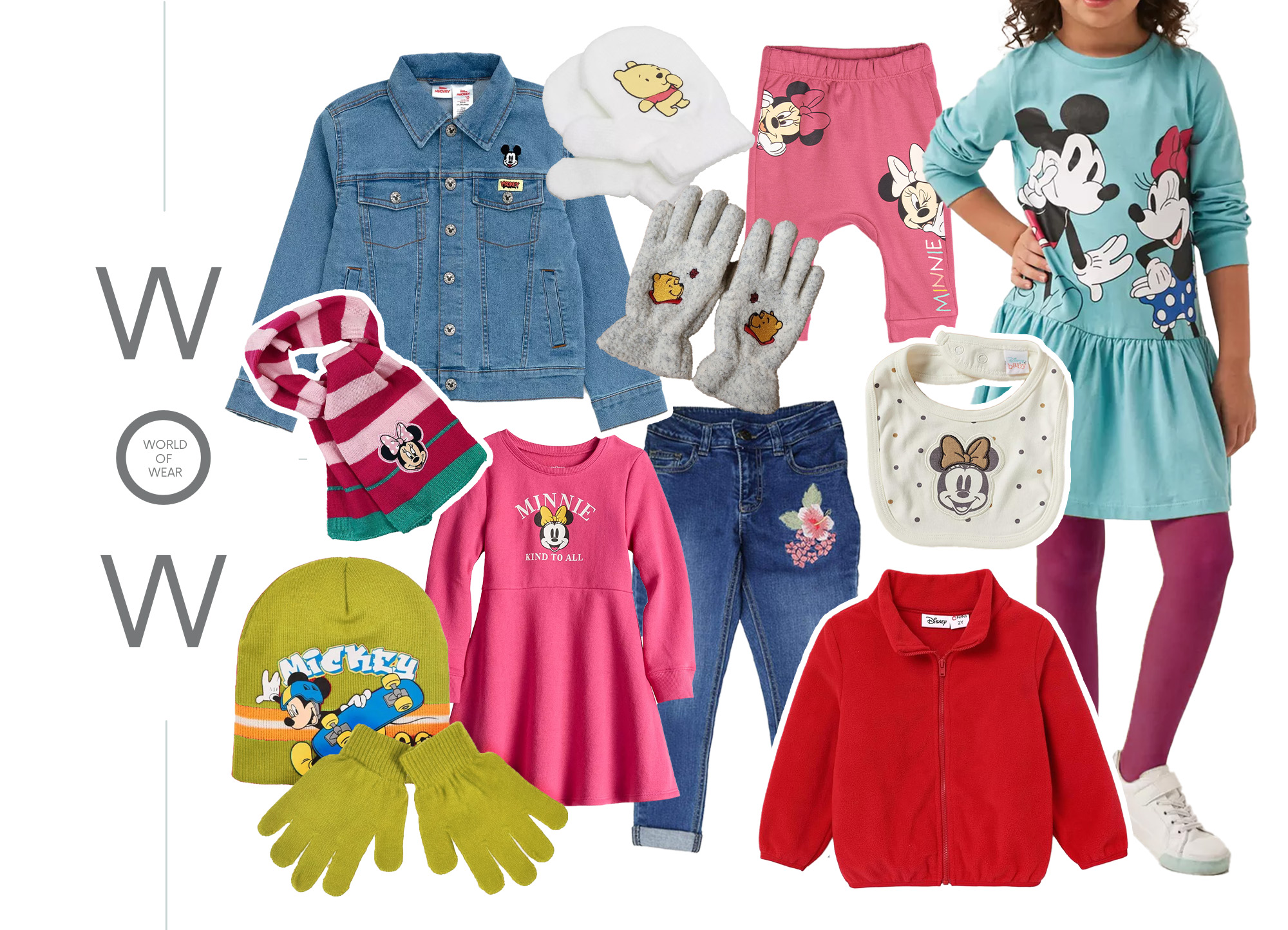 Disney clothing assortment for kids