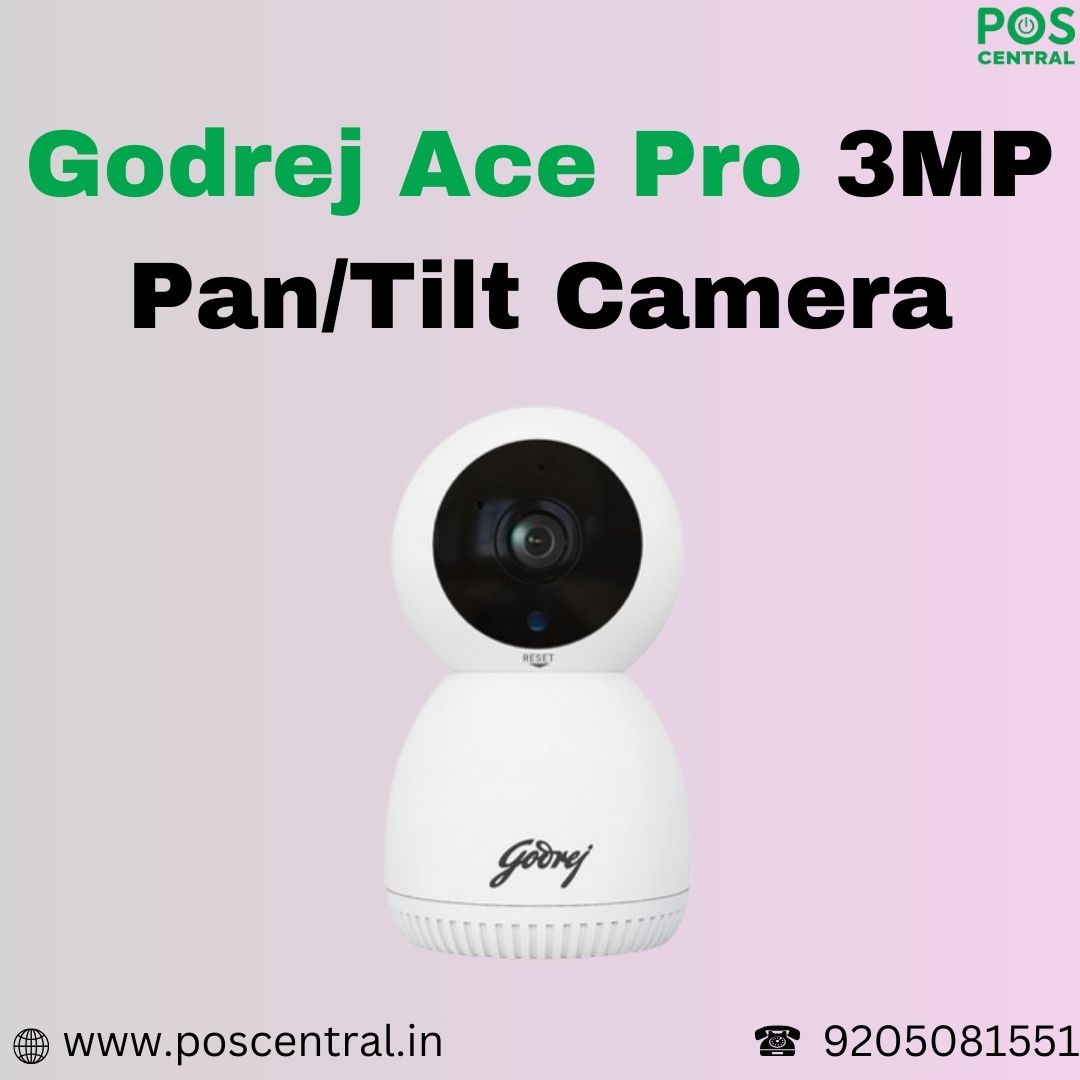 Godrej Ace Pro 3MP Pan/Tilt Camera - Cutting-Edge Features for Enhanced Security