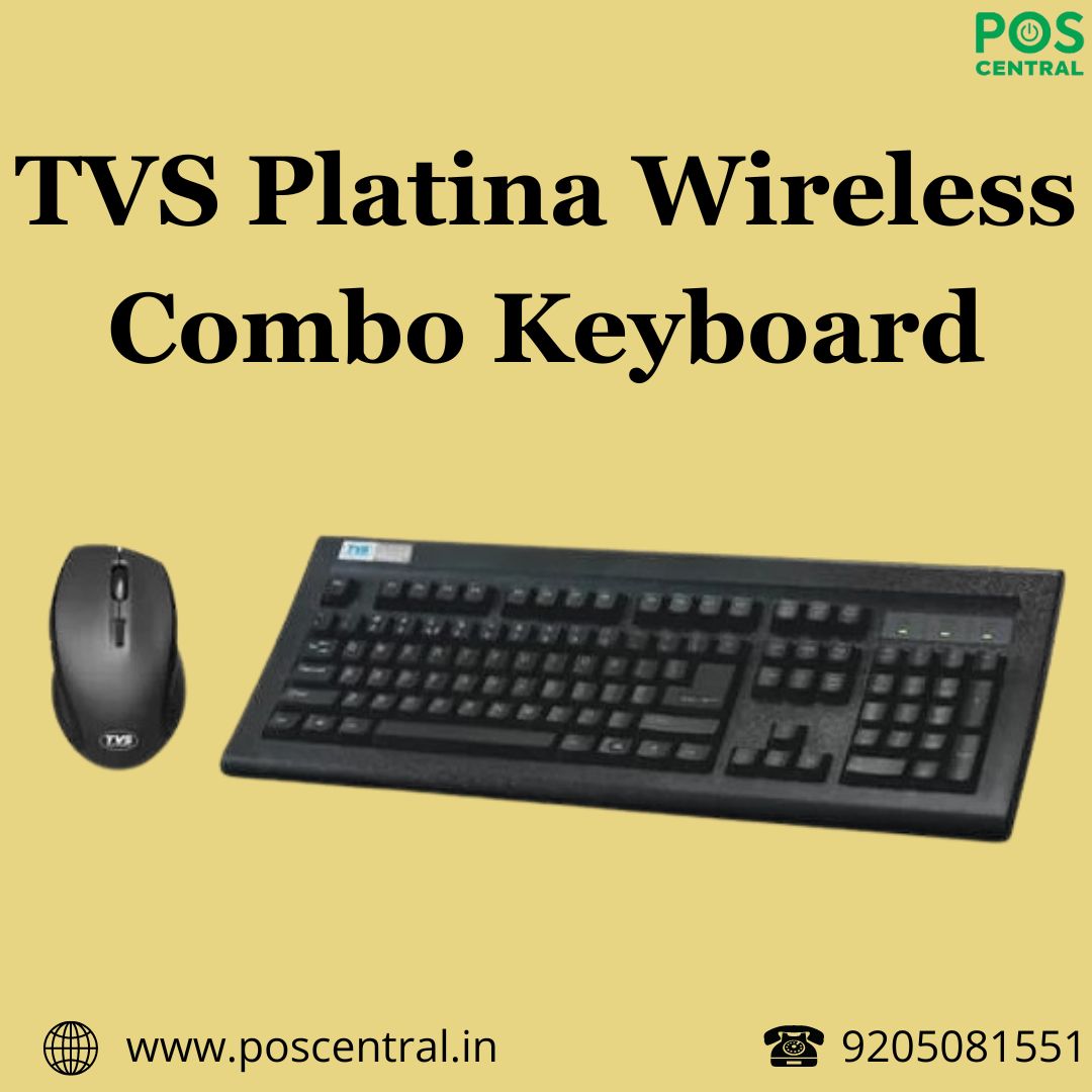 Get the TVS Platina Wireless Combo Keyboard – Ergonomic Design, Wireless Freedom