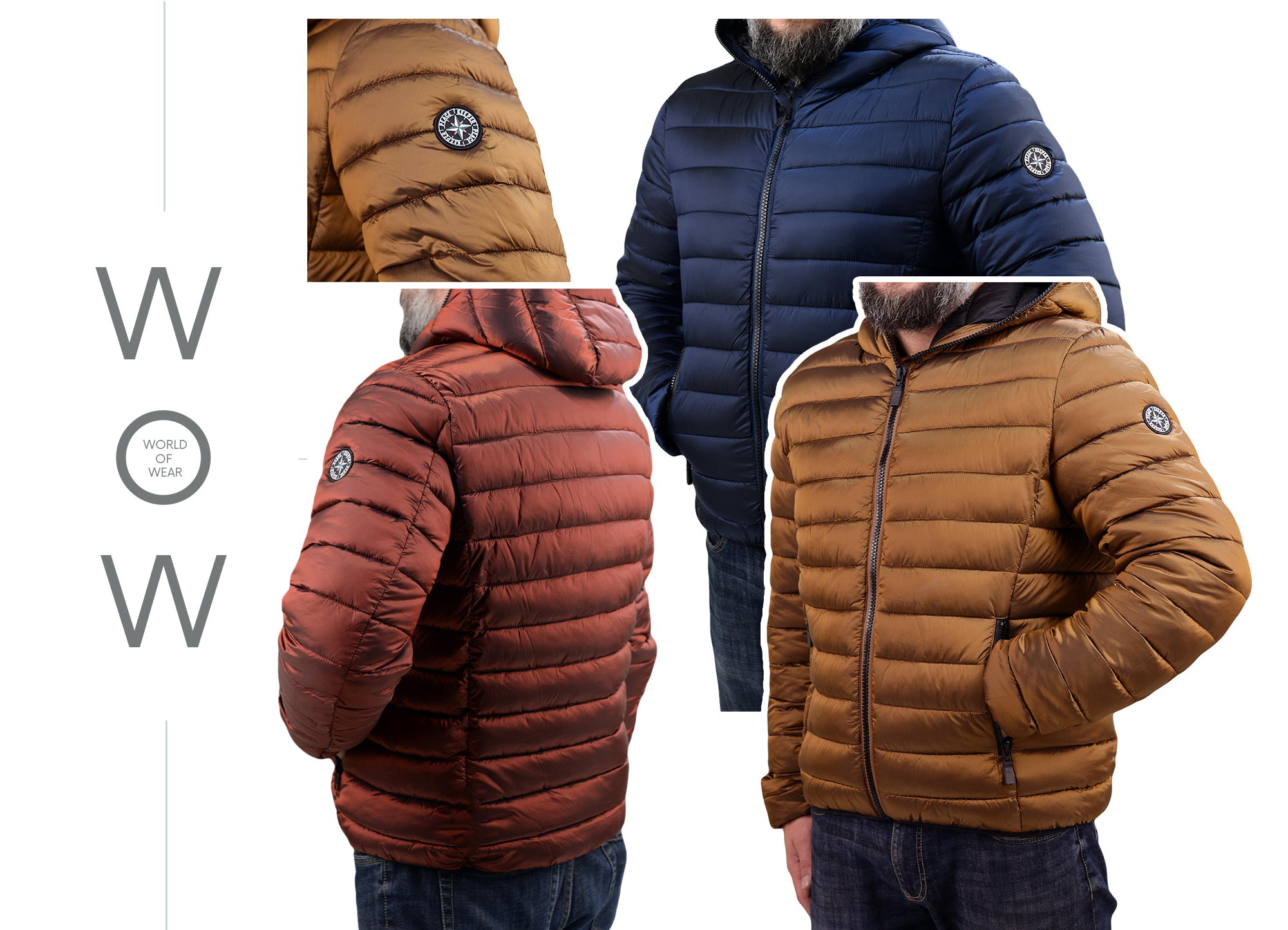 Peacekeeper puffer jackets for men