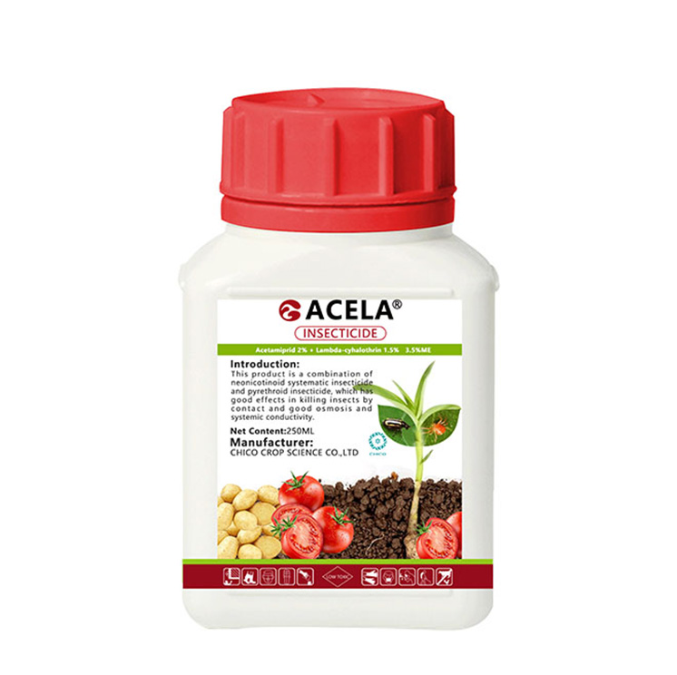 ACELA® Acetamiprid 2%+Lambda-cyhalothrin 1.5% 3.5%ME Insecticide