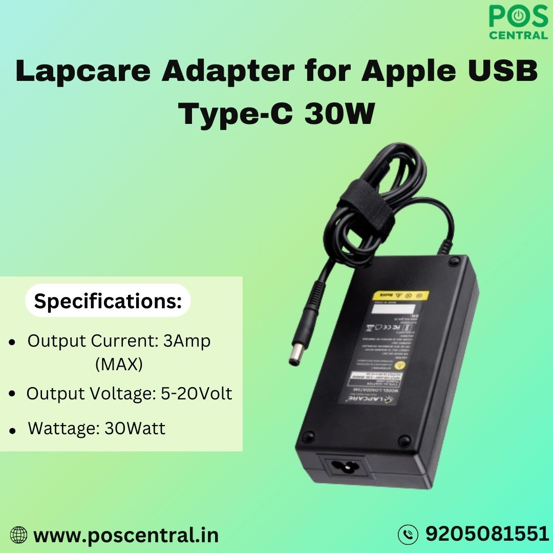 Order Your Lapcare Adapter for Apple USB Type-C 30W