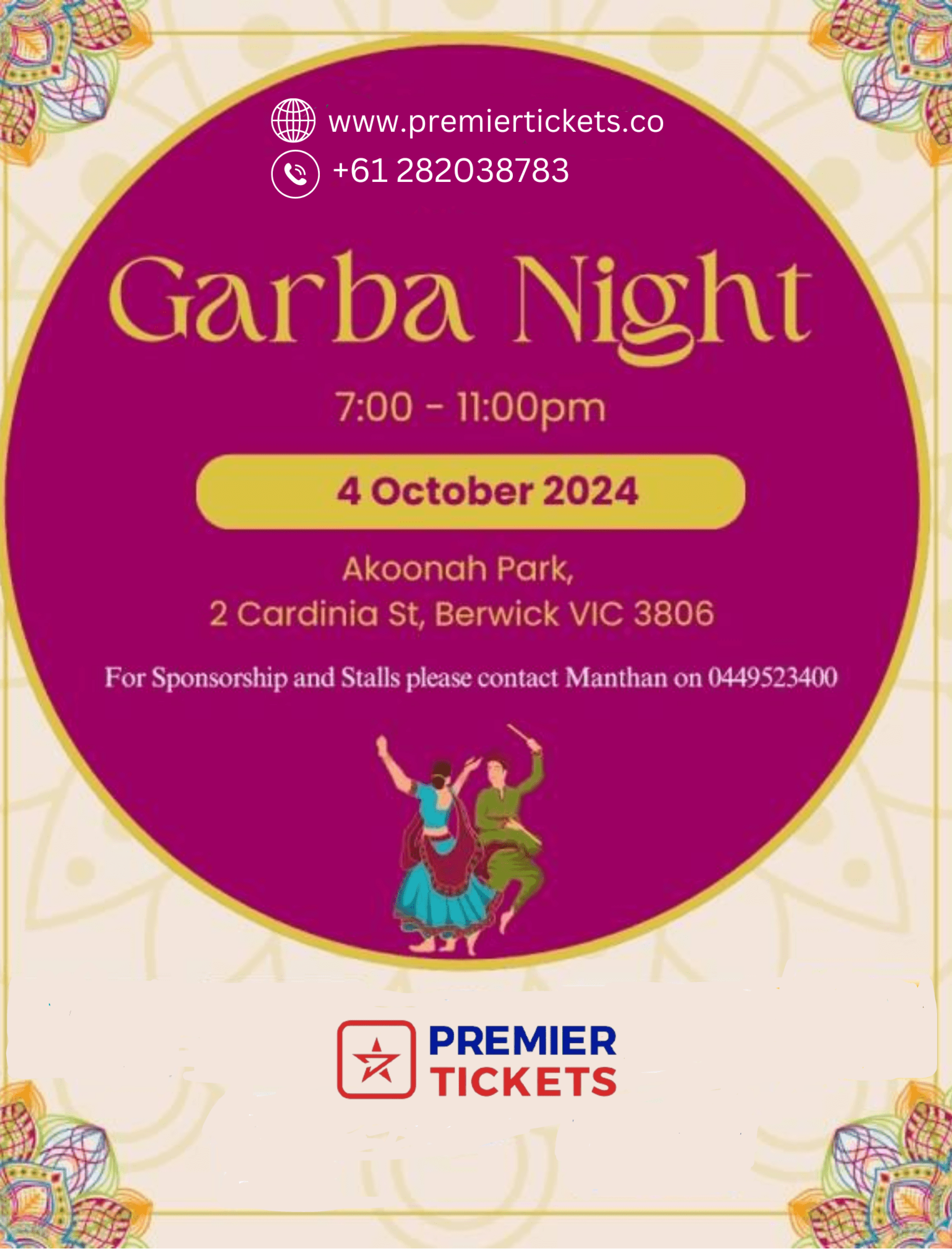 Garba Night Melbourne 2024: Dance, Celebrate, Enjoy