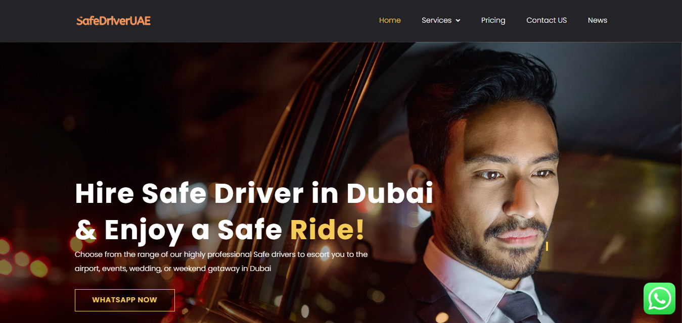 SafeDriverUAE - Safe Driver Dubai Service