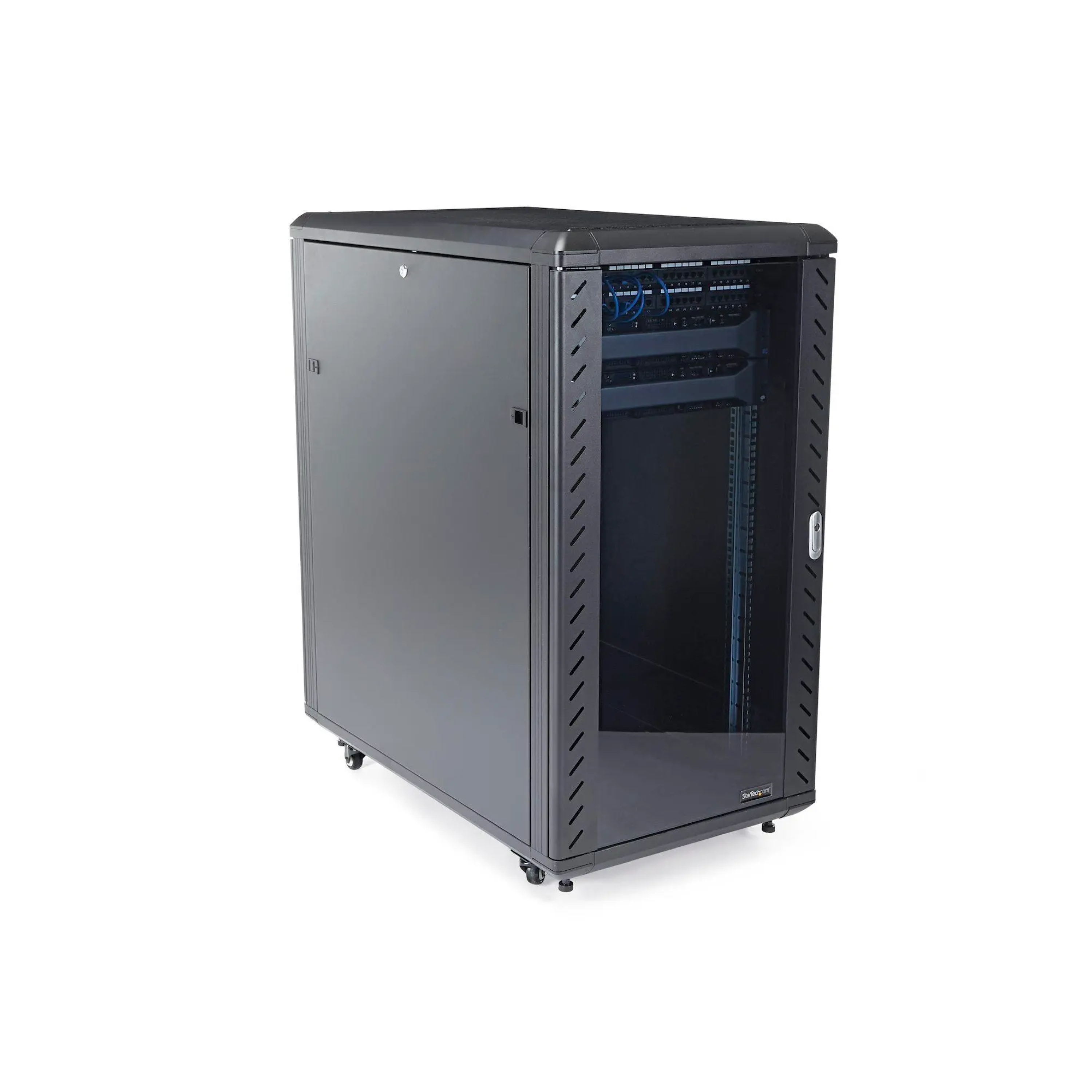 22U 800MM Depth Networking Cabinet with Casters