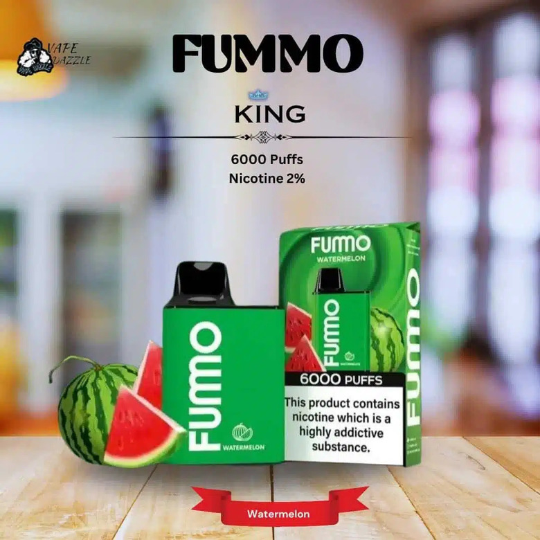 Fumo King 6000 Puffs Rechargeable Disposable Vape Buy in Dubai UAE